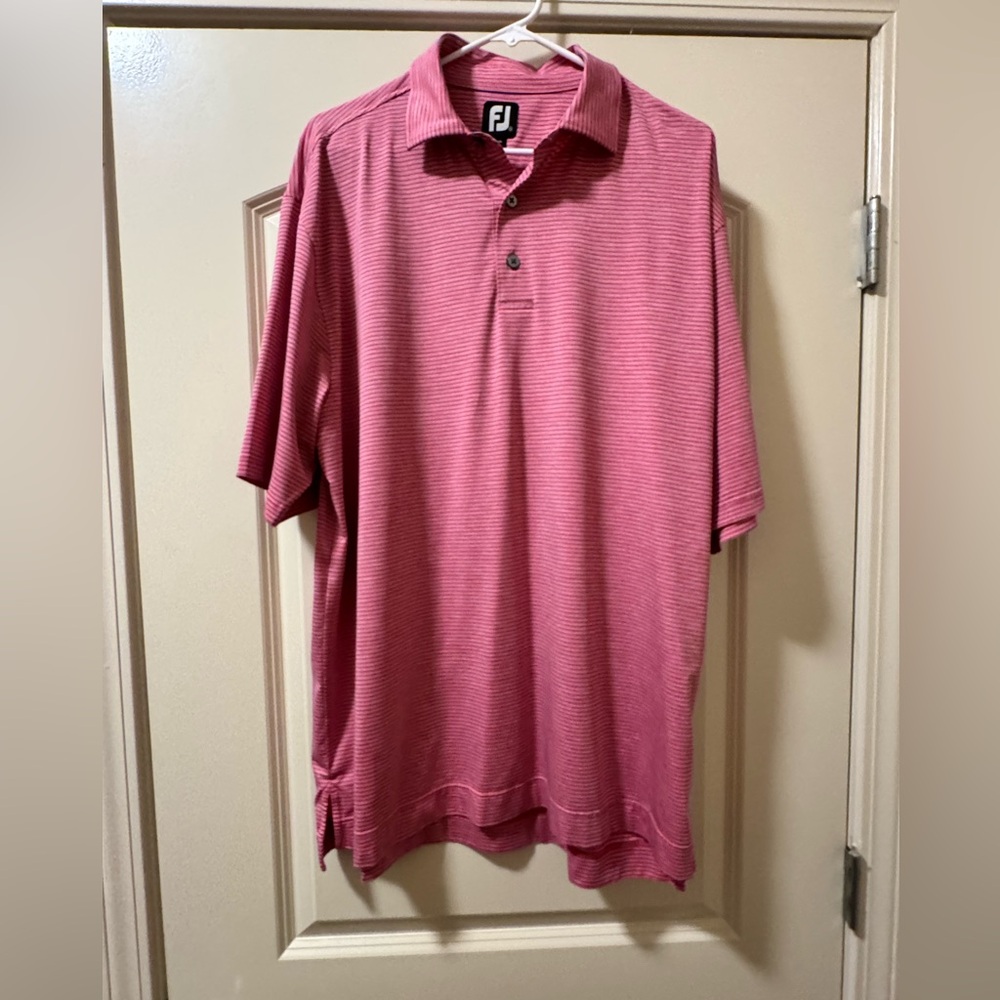 FootJoy Men's Red Polo Shirt